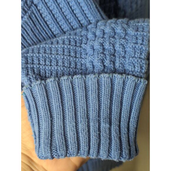 Christian Dior chunky grandpa preppy basket weave XL luxury sweater - Picture 4 of 10